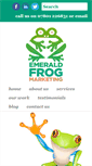 Mobile Screenshot of emeraldfrog.co.uk
